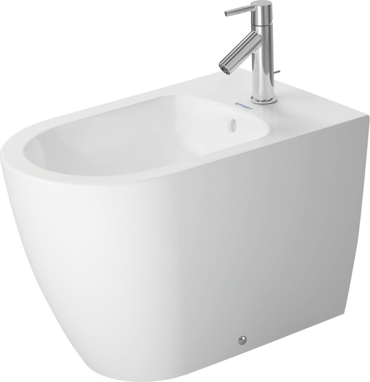 DURAVIT Stand-Bidet ME by Starck 600 mm Weiß Seidenmatt mit Hahnlochbank