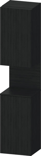 DURAVIT Qatego Hochschrank 400x360x1760 mm Eiche Terra Matt mit 2 Türen und Tip-on Technik