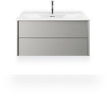 Duravit C.1 Einhebel-Waschtischmischer M mit Zugstange, Schwarz Matt