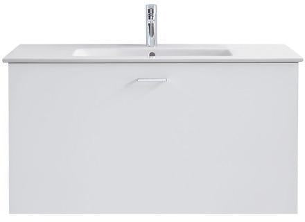 Duravit XBase Waschtischunterbau 600 mm wandhängend, 1 Auszug, weiß matt, mit Soft-Close