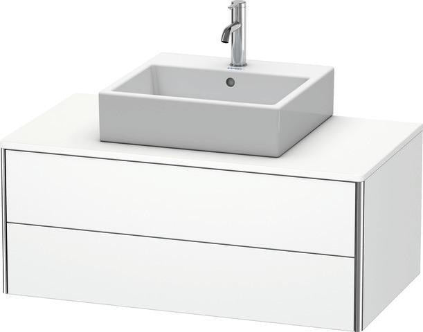 Duravit XSquare Waschtischunterbau 1000 mm – wandhängend, 2 Schubkästen, s-matt