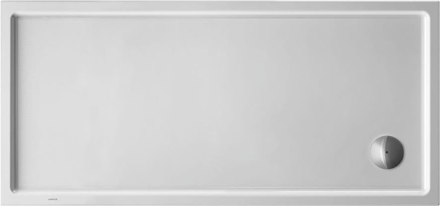 DURAVIT Starck Slimline Duschwanne 1400x750 mm Weiß Sanitäracryl mit Antislip