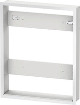 DURAVIT Einbauset Licht & Spiegel – Montagerahmen für Badmöbel, 139 x 661 x 810 mm