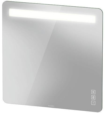 DURAVIT Luv Wandspiegel 500x800 mm mit LED-Beleuchtung, Spiegelheizung und berührungsloser Bedienung