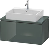 Duravit L-Cube Konsolenwaschtischunterbau 820 mm Amerikanisch Nussbaum mit Tip-on-Technik