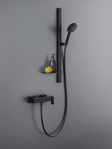 DURAVIT Manhattan Einhebel-Brausemischer Aufputz Keramikmischsystem Schwarz Matt