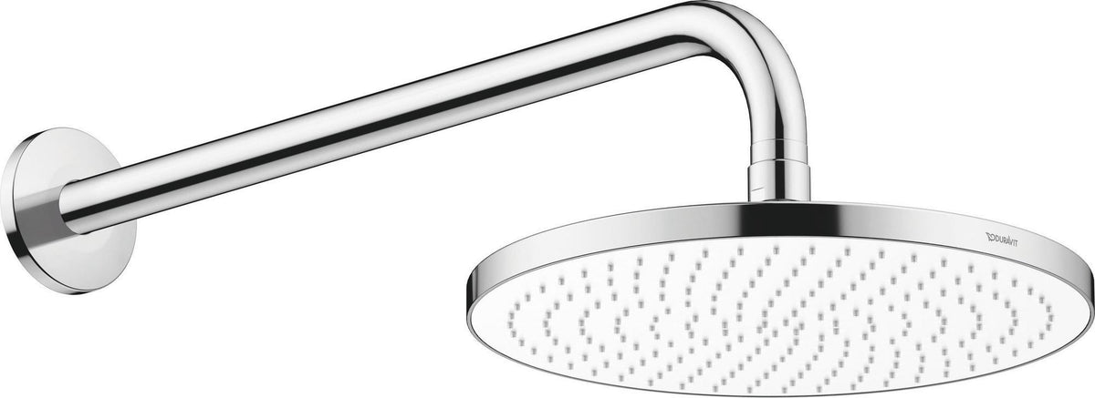 DURAVIT Kopfbrausenset Minus Flow D250 rund mit 410 mm Brausearm in Chrom
