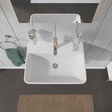 Duravit Waschtisch ME by Starck 600 mm Weiß Seidenmatt mit Überlauf und Hahnlochbank