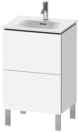 Duravit Waschtischunterbau L-Cube 704x520x421mm weiß matt mit Tip-On-Technik