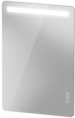 DURAVIT Luv Spiegel 800x1200 mm mit Lichtfeld, Dimmer und Spiegelheizung – Wandmontage