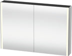 Mitteldichte Faserplatte (MDF) / weiß / m. Beleuchtung 800x1200x155mm, Weiß Seidenmatt, F