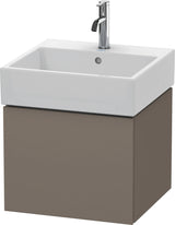 DURAVIT L-Cube Waschtischunterbau 484 mm, 1 Auszug, Weiß Matt, wandhängend, Tip-On