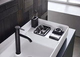 DURAVIT C.1 Einhebel-Waschtischmischer L ohne Zugstange, Schwarz Matt, 136 mm Ausladung