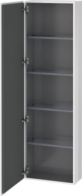 DURAVIT Hochschrank L-Cube 243x500x1760mm, 1 Tür rechts, Eiche Schwarz – Wandhängend mit Soft-Close