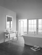 DURAVIT Cape Cod Aufsatzbecken 480 mm, Weiß Seidenmatt, mit Armatureninsel, ohne Überlauf