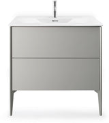 Duravit C.1 Einhebel-Waschtischmischer M mit Zugstange, Schwarz Matt