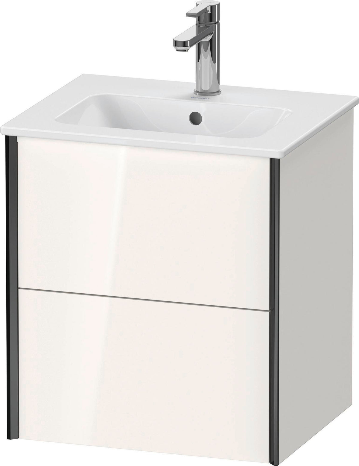 DURAVIT XViu Waschtischunterbau wandhängend 510 mm mit 2 Schubkästen und Tip-on Technik