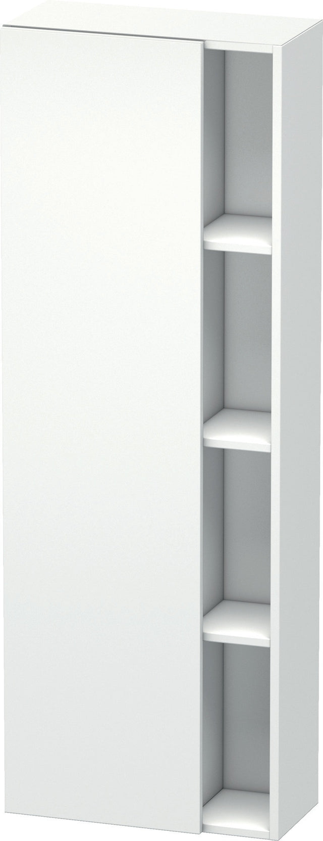 DURAVIT DuraStyle Hochschrank 1400 mm, 1 Tür links, weiß matt – wandhängend mit Soft-Close