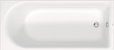 DURAVIT D-Neo Badewanne 1500x750 mm Einbauversion Weiß mit Überlauf und 1 Rückenschräge