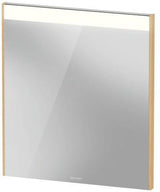 DURAVIT Brioso Spiegelschrank mit Beleuchtung 700x620x45 mm Eiche Natur – Badspiegel mit LED