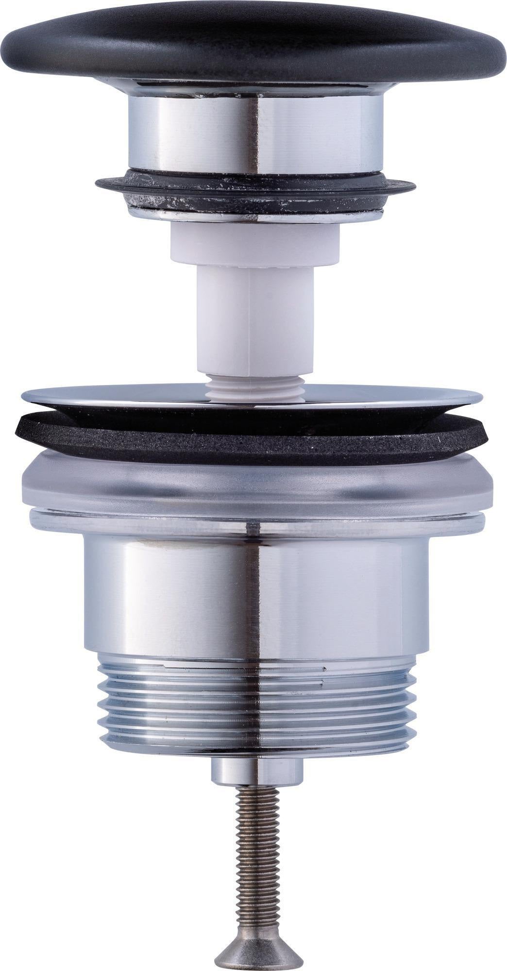 DURAVIT Push-open Ventil Universal mit keramischer Ventilabdeckhaube, Weiß – Sanitärkeramik