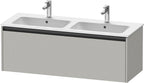 betongrau matt / 1 Auszug / Waschtischunterbau