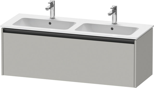 Duravit Waschtischunterbau Ketho.2 wandhängend 1280 mm betongrau matt mit 1 Auszug
