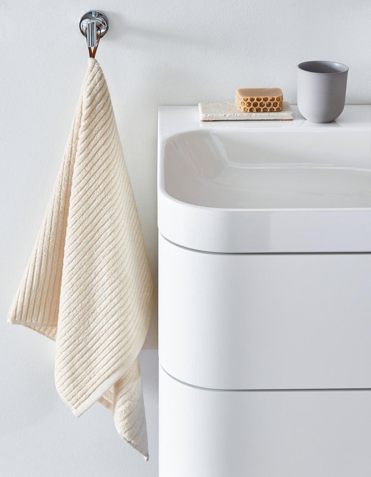 DURAVIT Handtuchhaken Starck T Chrom – Wandmontage, verdeckte Befestigung, rostfreier Stahl