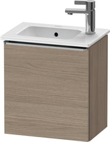 DURAVIT D-Neo Waschtischunterbau Eiche Terra Matt 410 mm wandhängend mit 1 Tür