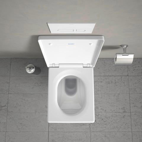 DURAVIT Starck T Bürstengarnitur bodenstehend in Chrom, 80x80x432 mm, Messing verchromt