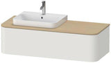 Duravit Waschtischunterbau Happy D.2 Plus 1300 mm taupe supermatt mit Tip-On-Technik