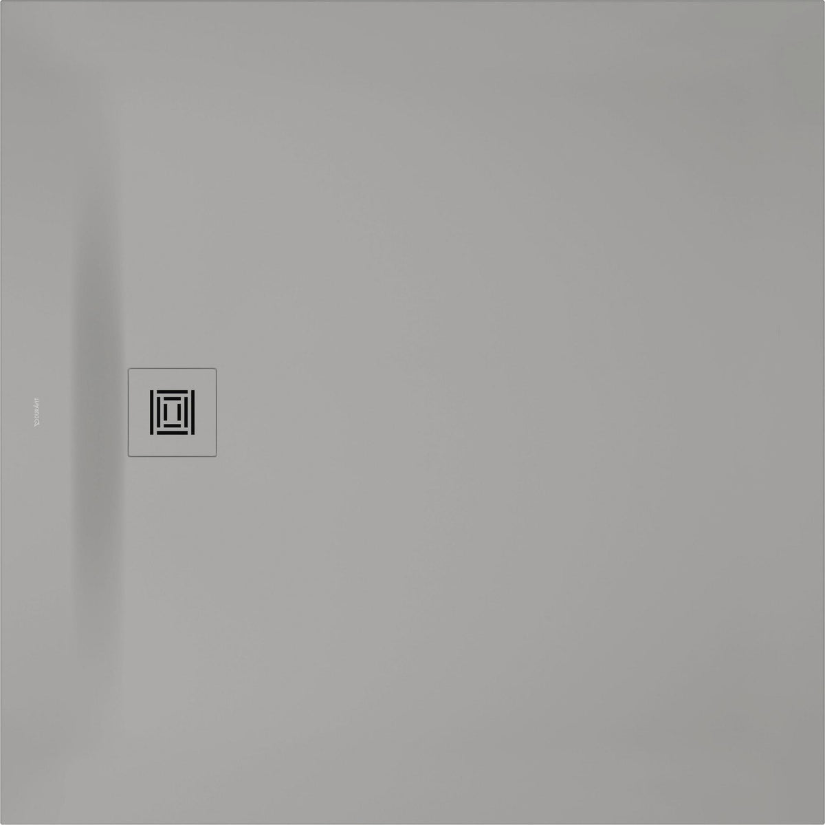 DURAVIT Sustano Duschwanne 800x800x30 mm Mineralguss hellgrau matt – bodenbündig & halbeinbau