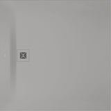 DURAVIT Sustano Duschwanne 800x800x30 mm Mineralguss hellgrau matt – bodenbündig & halbeinbau