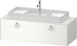 DURAVIT White Tulip Konsolen-Waschtischunterbau wandhängend 1300 mm Weiß Seidenmatt, 1 Auszug