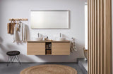 DURAVIT D-Code Handtuchhalter 2-armig schwenkbar 447 mm Chrom