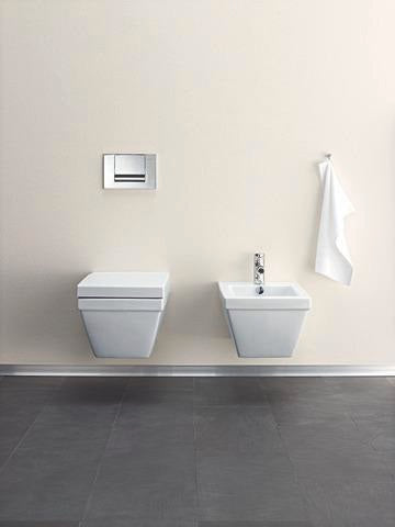 DURAVIT WC-Sitz 2nd floor mit SoftClose und Edelstahl-Scharnieren, weiß