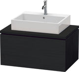 Duravit L-Cube Konsolenwaschtischunterbau 820 mm betongrau matt, 1 Auszug, wandhängend