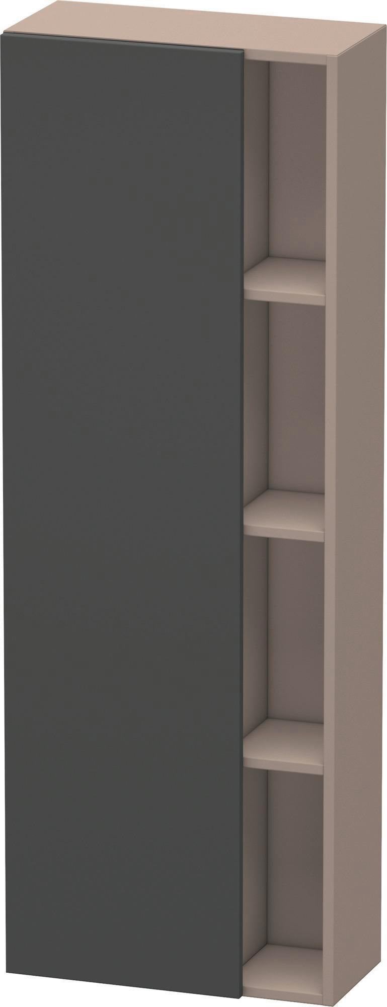 DURAVIT DuraStyle Hochschrank 1400 mm, 1 Tür links, weiß matt – wandhängend mit Soft-Close