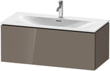 DURAVIT L-Cube Waschtischunterbau wandhängend 1020 mm weiß matt mit Tip-On Technik