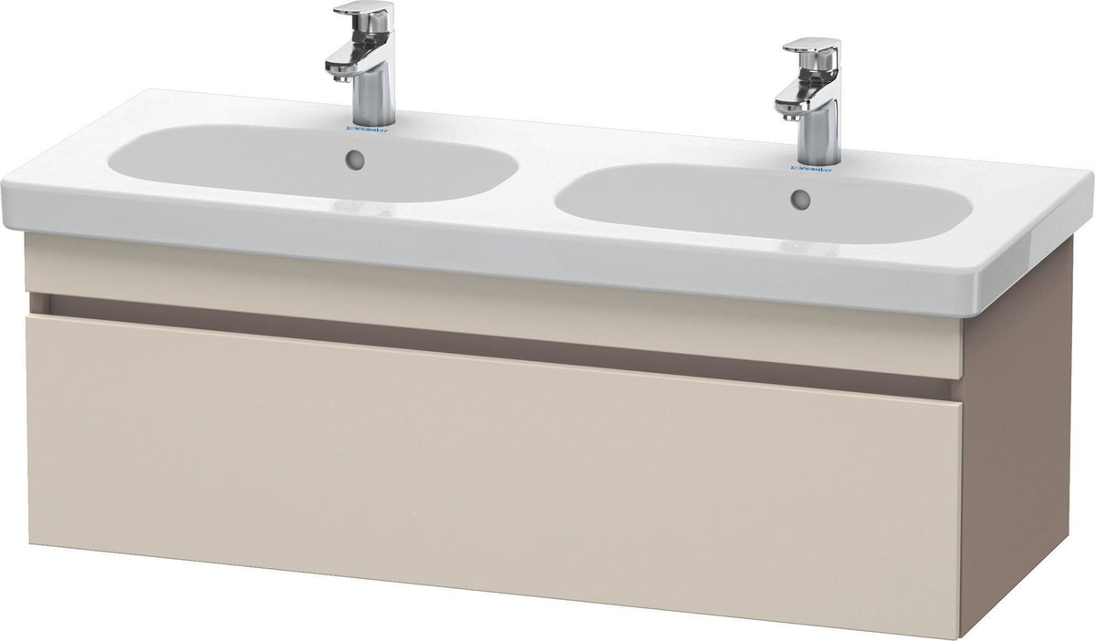 Duravit DuraStyle Waschtischunterbau 1150 mm wandhängend, 1 Auszug, weiß matt – mit Soft-Close