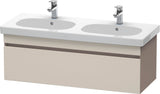 Duravit DuraStyle Waschtischunterbau 1150 mm wandhängend, 1 Auszug, weiß matt – mit Soft-Close