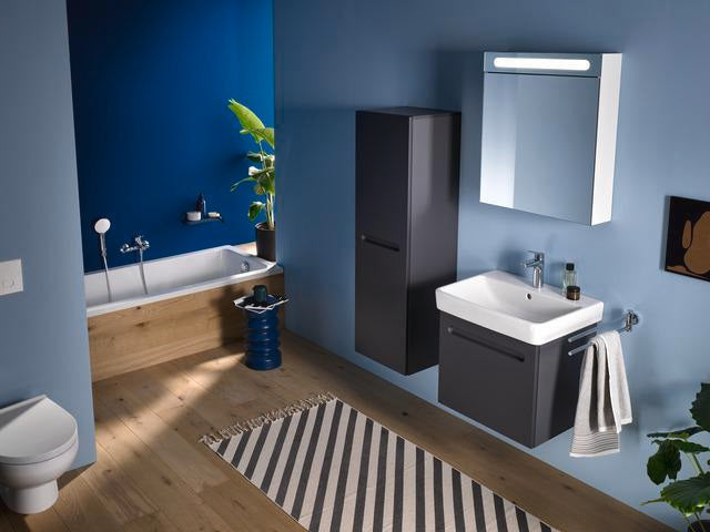Duravit No.1 Waschtischunterbau wandhängend 490 mm, 1 Auszug, Weiß Matt – mit Soft-Close