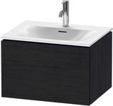 Duravit L-Cube Waschtischunterbau 620 mm weiß matt, 1 Auszug, wandhängend, Tip-On