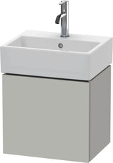 Duravit L-Cube Waschtischunterbau 434 mm weiß matt, 1 Tür links, wandhängend