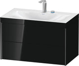 DURAVIT XViu c-bonded Waschtischset wandhängend 800x480x503mm mit 2 Schubkästen, Push-Open und Soft-Close