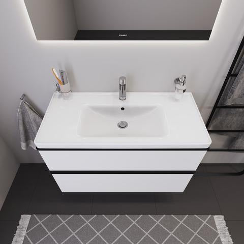 DURAVIT Licht & Spiegel Wandspiegel 600x700mm IP44 mit Beleuchtung und Schalter – matt, inkl. Befestigungsmaterial