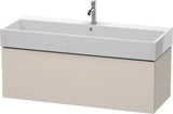 DURAVIT L-Cube Waschtischunterbau 1184 mm, 1 Auszug, Weiß Matt, Tip-On