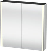 DURAVIT XSquare Spiegelschrank 800 mm mit LED-Beleuchtung, Soft-Close und Front- & Innenspiegel