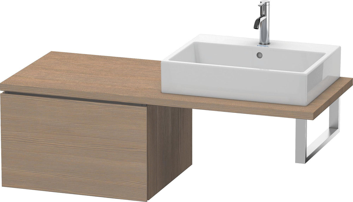 DURAVIT L-Cube Konsolenunterschrank 620 mm Amerikanischer Nussbaum mit 1 Auszug