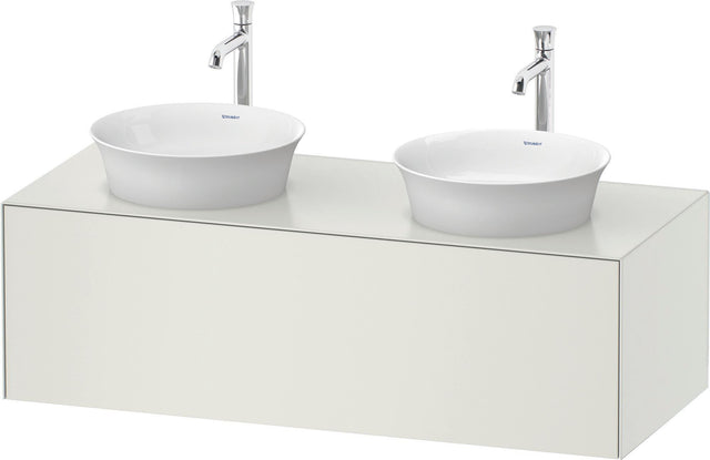 DURAVIT White Tulip Waschtischunterbau wandhängend 1300 mm weiß seidenmatt mit LED-Innenbeleuchtung